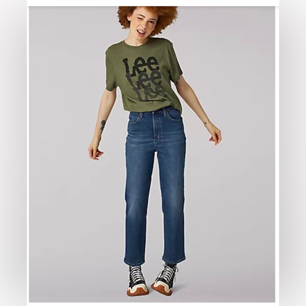 Lee high rise ankle crop 26